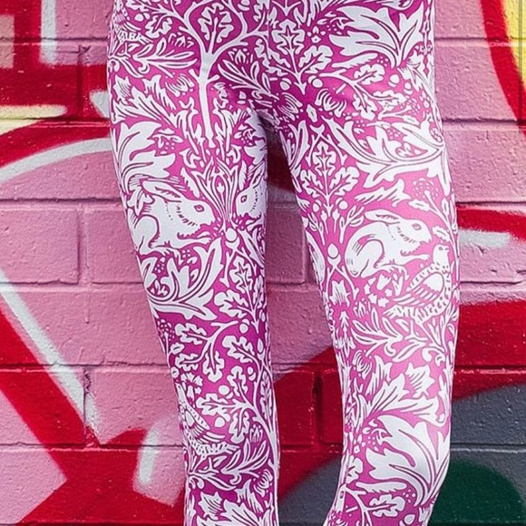 Blackmilk Other - BM Brer Rabbit pink HWMF leggings